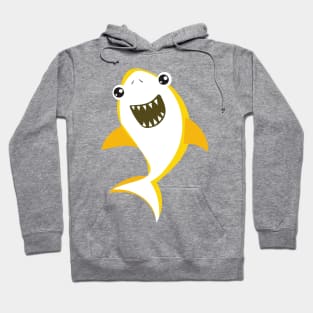 Cute Shark, Little Shark, Yellow Shark, Sea Animal Hoodie